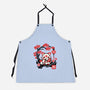 Kokeshi Kitsune-Unisex-Kitchen-Apron-NemiMakeit