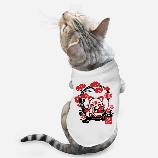 Kokeshi Kitsune-Cat-Basic-Pet Tank-NemiMakeit