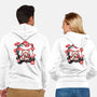 Kokeshi Kitsune-Unisex-Zip-Up-Sweatshirt-NemiMakeit