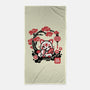 Kokeshi Kitsune-None-Beach-Towel-NemiMakeit