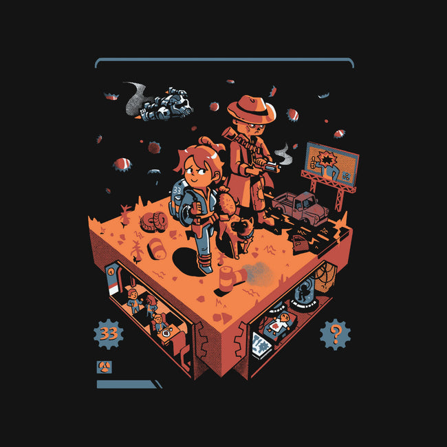 Isometric Fallout Wasteland-Baby-Basic-Onesie-Heyra Vieira