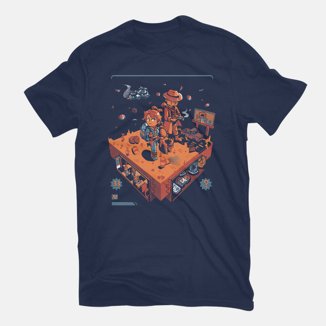 Isometric Fallout Wasteland-Mens-Heavyweight-Tee-Heyra Vieira