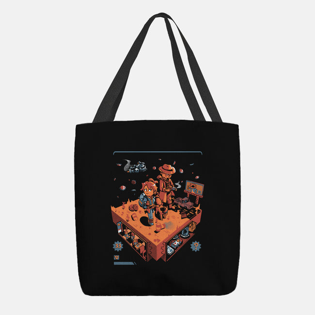 Isometric Fallout Wasteland-None-Basic Tote-Bag-Heyra Vieira