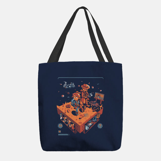 Isometric Fallout Wasteland-None-Basic Tote-Bag-Heyra Vieira