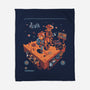 Isometric Fallout Wasteland-None-Fleece-Blanket-Heyra Vieira