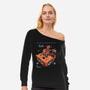 Isometric Fallout Wasteland-Womens-Off Shoulder-Sweatshirt-Heyra Vieira