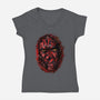 Look At Me Jedi-Womens-V-Neck-Tee-nickzzarto