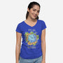 All Natural-Womens-V-Neck-Tee-maruart