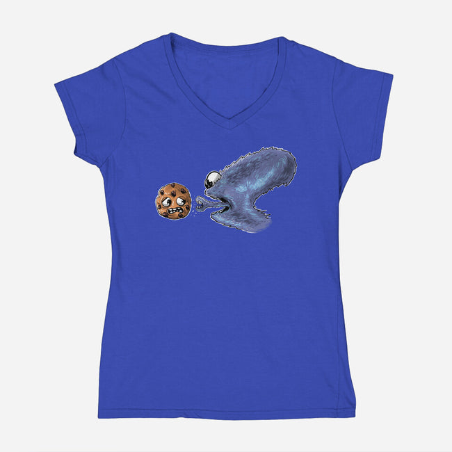 Cookiemorph-Womens-V-Neck-Tee-zascanauta