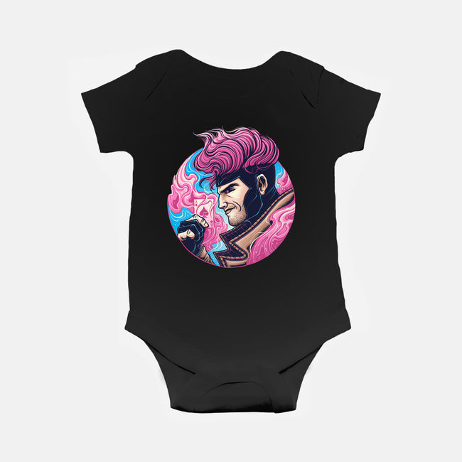 Master Of Cards-Baby-Basic-Onesie-glitchygorilla