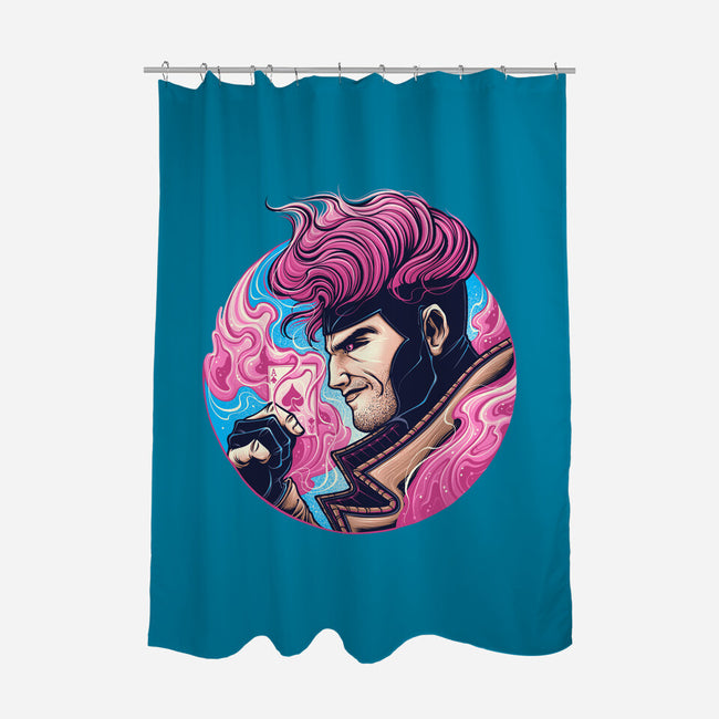 Master Of Cards-None-Polyester-Shower Curtain-glitchygorilla