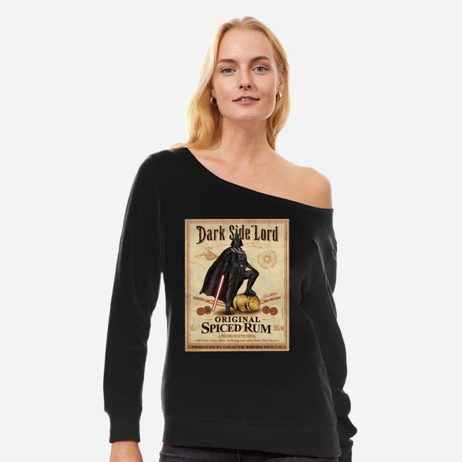 Dark Side Lord-Womens-Off Shoulder-Sweatshirt-NMdesign