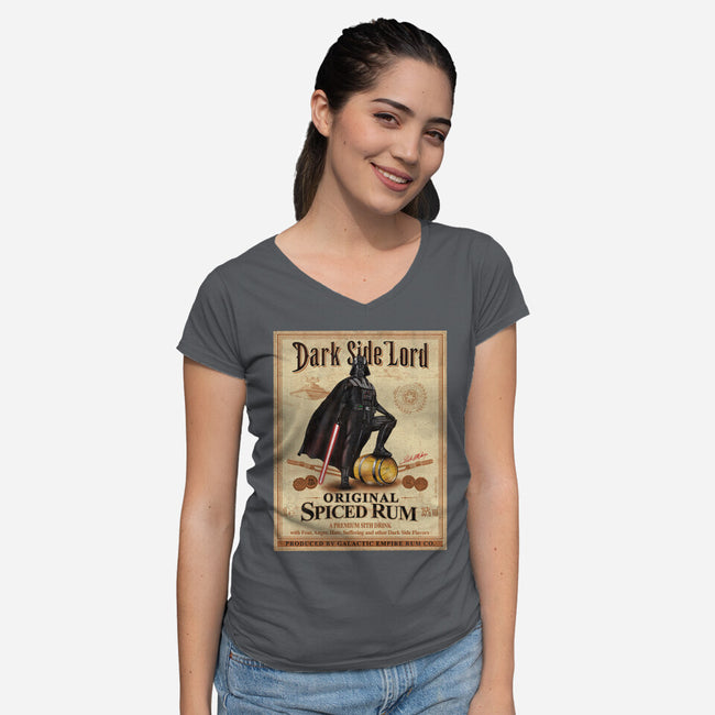 Dark Side Lord-Womens-V-Neck-Tee-NMdesign