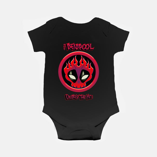 The Deadpool Destroy The MCU-Baby-Basic-Onesie-Samuel