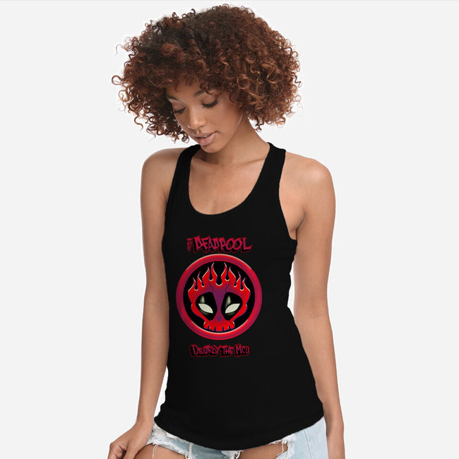 The Deadpool Destroy The MCU-Womens-Racerback-Tank-Samuel