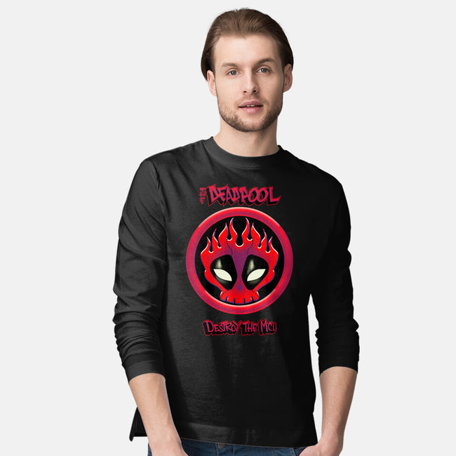 The Deadpool Destroy The MCU-Mens-Long Sleeved-Tee-Samuel