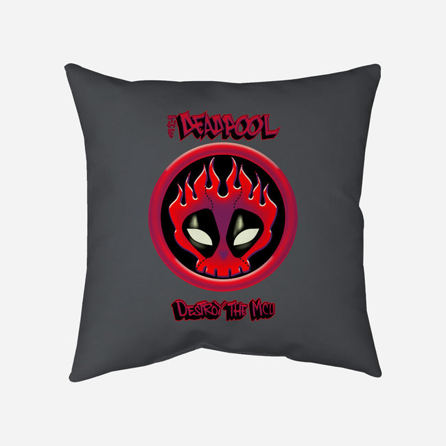 The Deadpool Destroy The MCU-None-Removable Cover-Throw Pillow-Samuel