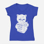 Nice Way To Say-Womens-V-Neck-Tee-eduely