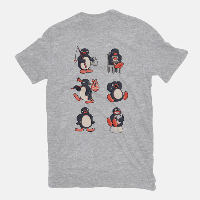 Penguin Moods-Womens-Fitted-Tee-Arigatees