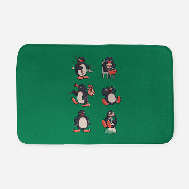 Penguin Moods-None-Memory Foam-Bath Mat-Arigatees