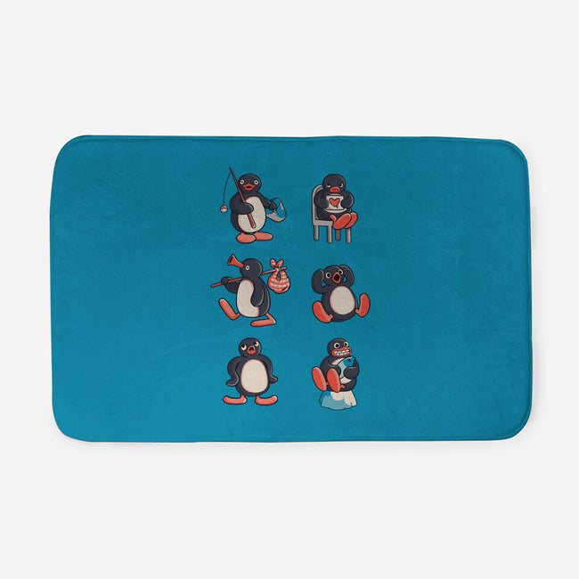 Penguin Moods-None-Memory Foam-Bath Mat-Arigatees