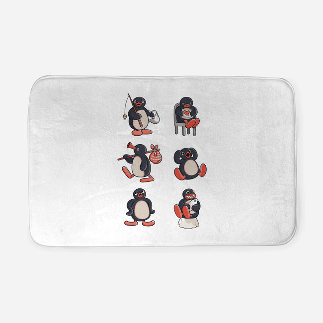 Penguin Moods-None-Memory Foam-Bath Mat-Arigatees