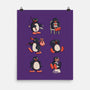 Penguin Moods-None-Matte-Poster-Arigatees