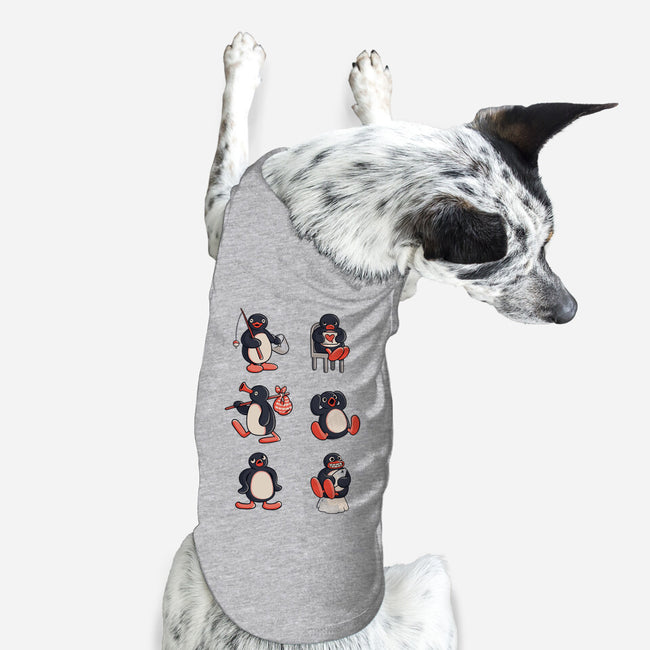 Penguin Moods-Dog-Basic-Pet Tank-Arigatees