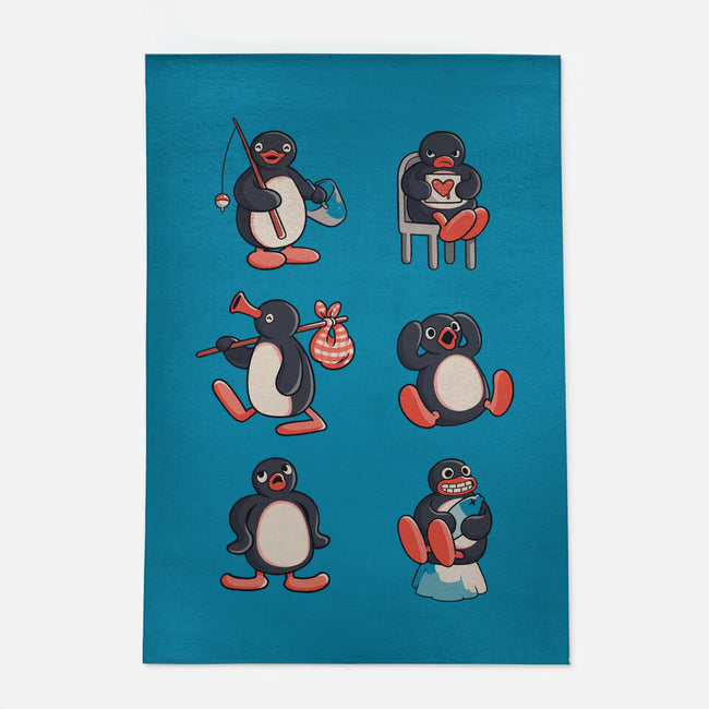 Penguin Moods-None-Indoor-Rug-Arigatees