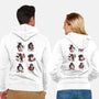 Penguin Moods-Unisex-Zip-Up-Sweatshirt-Arigatees