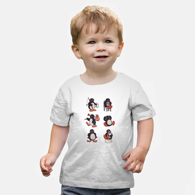 Penguin Moods-Baby-Basic-Tee-Arigatees