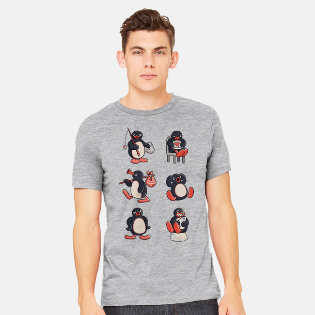 Penguin Moods-Mens-Heavyweight-Tee-Arigatees