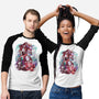 White Dragon Samurai-Unisex-Baseball-Tee-Bruno Mota