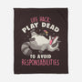 Play Dead-None-Fleece-Blanket-koalastudio