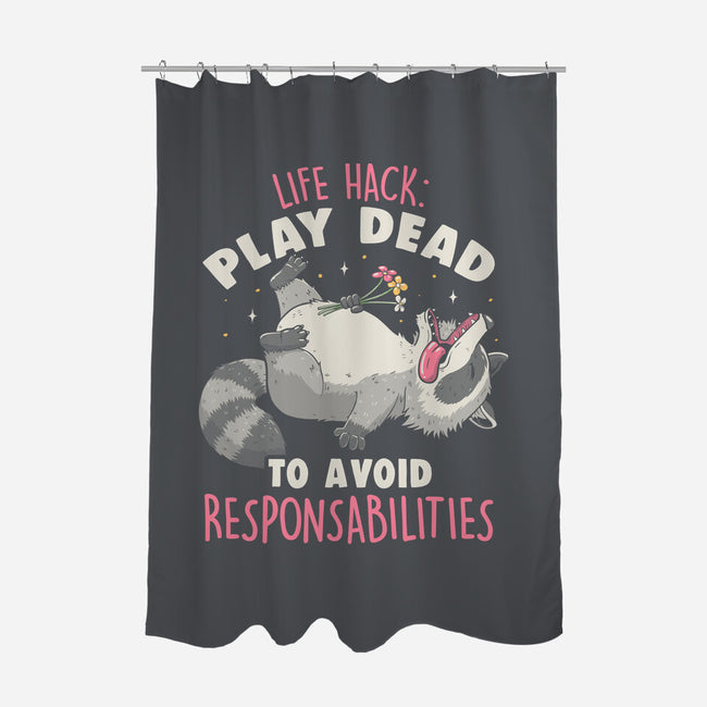 Play Dead-None-Polyester-Shower Curtain-koalastudio