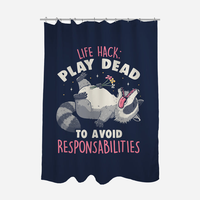 Play Dead-None-Polyester-Shower Curtain-koalastudio