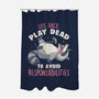 Play Dead-None-Polyester-Shower Curtain-koalastudio