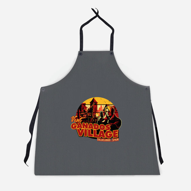 Ganados Village-Unisex-Kitchen-Apron-daobiwan