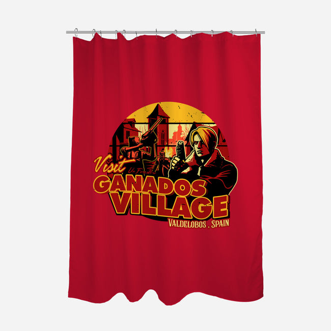 Ganados Village-None-Polyester-Shower Curtain-daobiwan