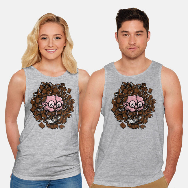 Librarian Beauty-Unisex-Basic-Tank-zascanauta