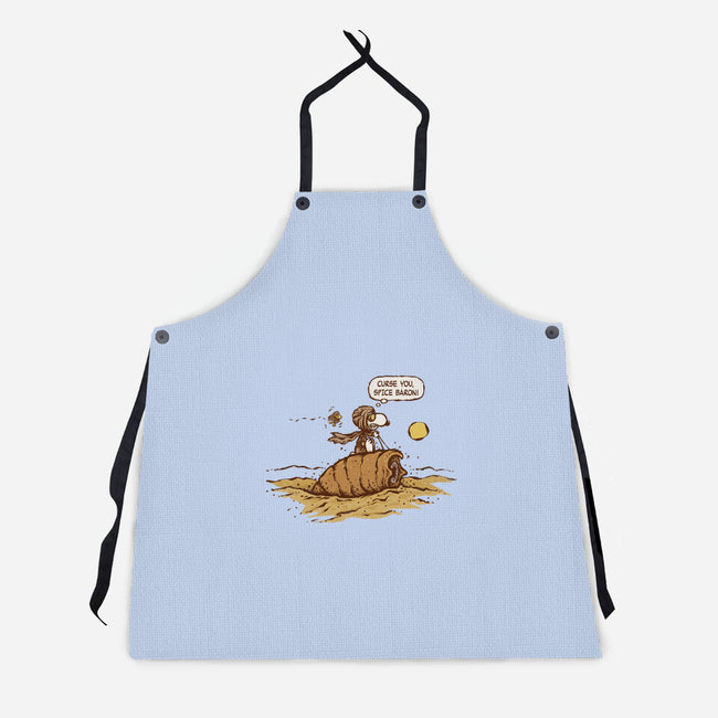 Curse You Spice Baron-Unisex-Kitchen-Apron-kg07