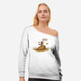 Curse You Spice Baron-Womens-Off Shoulder-Sweatshirt-kg07