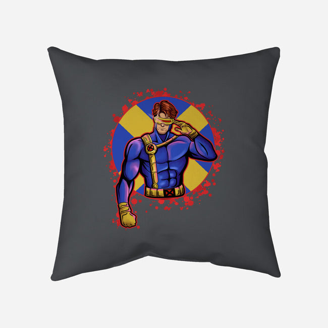 The X Leader-None-Removable Cover-Throw Pillow-nickzzarto