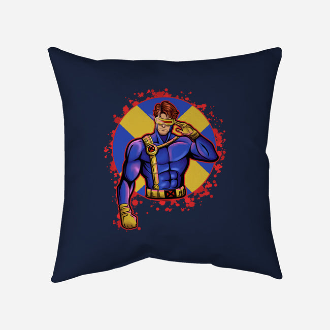 The X Leader-None-Removable Cover-Throw Pillow-nickzzarto