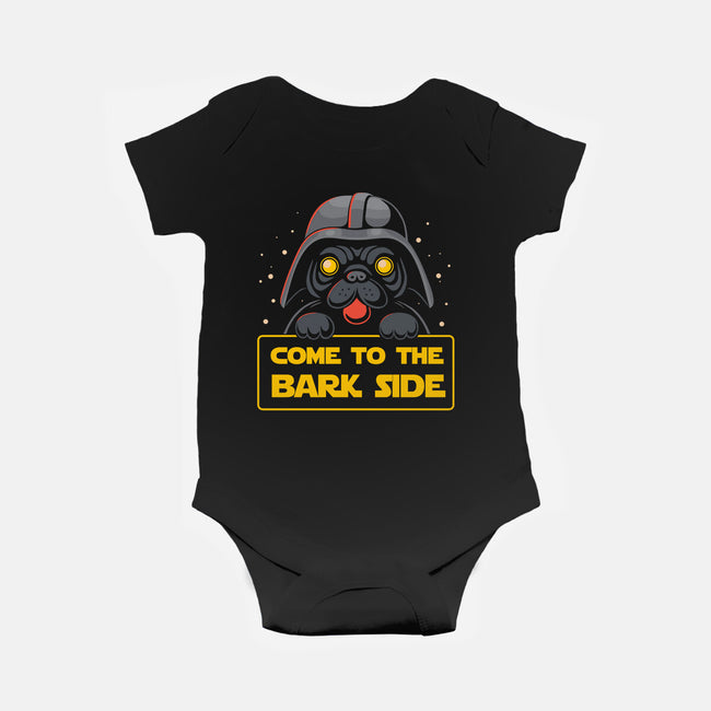 Bark Side-Baby-Basic-Onesie-erion_designs