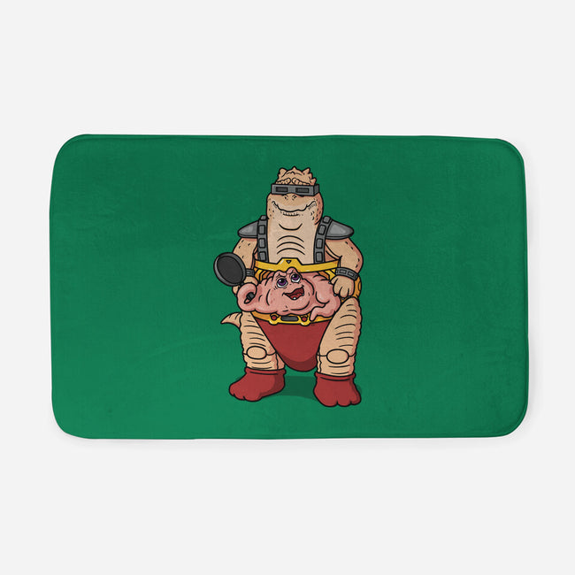 Not The Brain-None-Memory Foam-Bath Mat-Raffiti