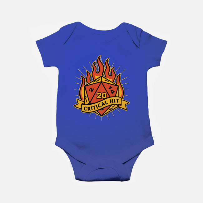 RPG Fire Dice Tattoo-Baby-Basic-Onesie-Studio Mootant