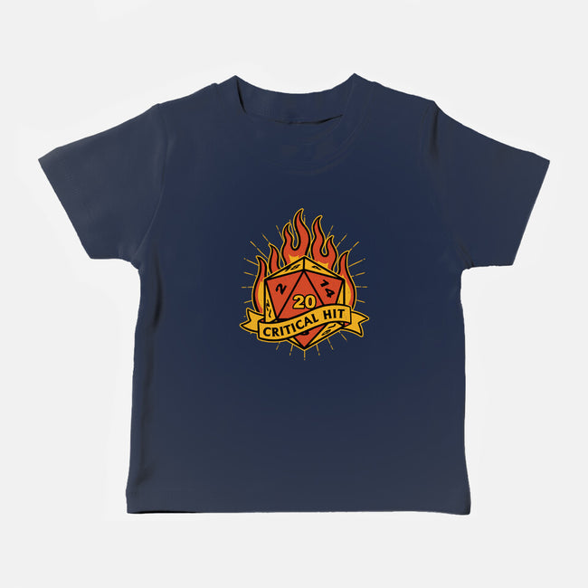 RPG Fire Dice Tattoo-Baby-Basic-Tee-Studio Mootant