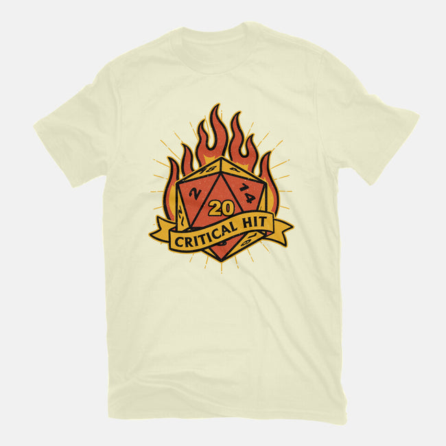 RPG Fire Dice Tattoo-Mens-Basic-Tee-Studio Mootant