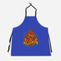 RPG Fire Dice Tattoo-Unisex-Kitchen-Apron-Studio Mootant